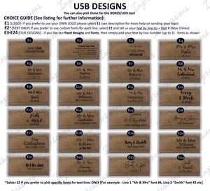 Frosted Acrylic 6x4 Walnut Wooden Photography Presentation Box + USB Flash Drive