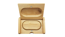 Load image into Gallery viewer, Bamboo Wooden Pebble USB Flash Drive Storage Pen + Flip-Box Photography Gift