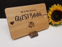 Load image into Gallery viewer, Oak Guest Book Sign