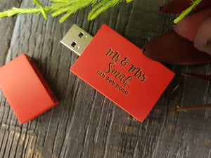 Colourful Wooden Block USB Flash Drive