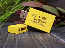 Load image into Gallery viewer, Colourful Wooden Block USB Flash Drive