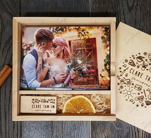 Maple Wood 6x4 Photography Wedding Photo Presentation Box