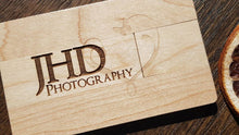 Load image into Gallery viewer, Wooden Card USB Flash Drive