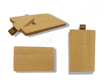 Load image into Gallery viewer, Wooden Card 8GB USB Flash Drive - littlehandythings.com - 5