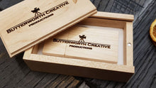 Load image into Gallery viewer, Natural Maple Wood  USB Flash Drive + Gift Box