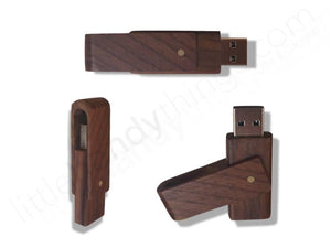 Wooden Rectangle Swivel 8GB USB Flash Drive - littlehandythings.com - 4