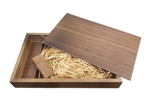 Walnut Wooden USB Flash Drive + 7x5 Photography Presentation Box