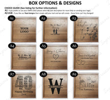 Load image into Gallery viewer, 6x4 Walnut Wooden Photography Presentation Box + USB Flash Drive No